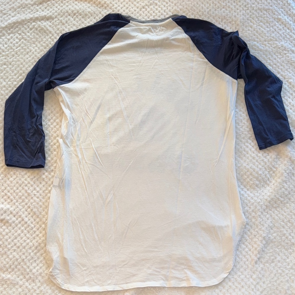 🏈 Women’s Dallas Cowboys ¾ Sleeve Baseball Tee – Size XL - Picture 7 of 9